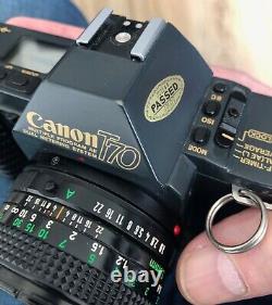 Appareil photo CANON T70 + canon 50 mm 1.8 FD testé en très bon état