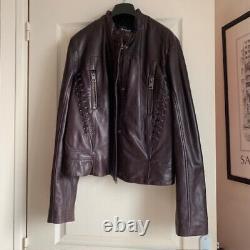 Blouson En Cuir Just Cavalli, très bon état