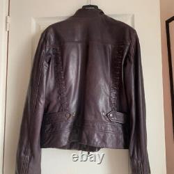 Blouson En Cuir Just Cavalli, très bon état