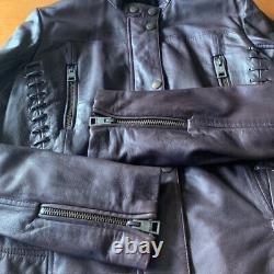 Blouson En Cuir Just Cavalli, très bon état