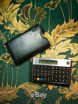 Calculatrice rare collector HP 15c avec pochette très bon état