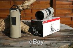 Canon EF 300mm 14.0 L IS USM noir blanc (Très bon état)