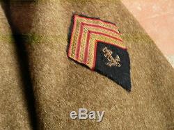 Capote francaise datee 1943 infanterie coloniale tres bon etat