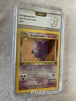 Carte Pokémon Set Fossile Ectoplasma 5/62 Edition 1 P PCA 6 Très Bon État