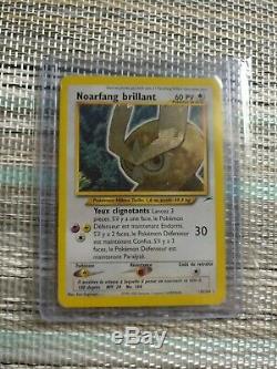 Carte pokémon Noarfang brillant neo destiny 110/105 Holo français très bon état