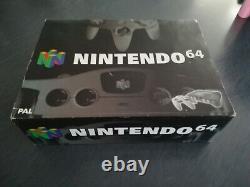Console Nintendo 64 pack fourreau noir (eur) PAL très bon état test ok