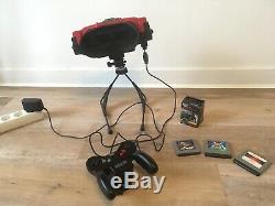 Console Nintendo Virtual Boy en très bon état + Battery pack + 3 jeux