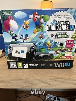 Console Nintendo Wii U 32 Go Pack Premium Mario Et Luigi Très Bon État