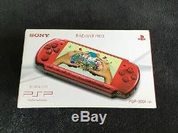 Console PSP Radiant Red 1004 PAL Très Bon état