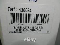 Dv9433 Eligor 1/43 Autobus Renault R312 Ref 130064 Tres Bon Etat