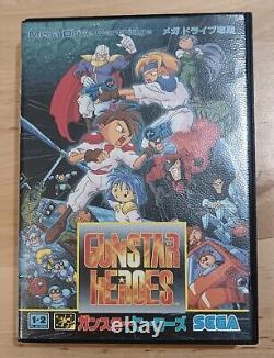 GUNSTAR HEROES Sega Mega Drive Jap Japan Très Bon État