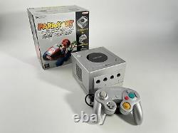 Game Cube Console Mario Kart Pak Platine FRA Très Bon état