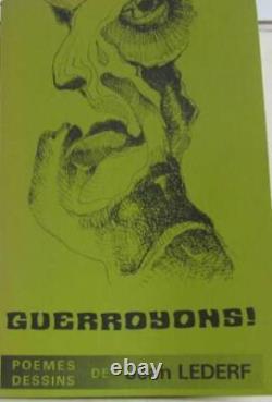 Guerroyons! Poèmes/dessins Jean Lederf Très bon état