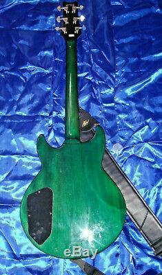 Ibanez Guitare Electrique Verte Tres Bon Etat Avec Manuel D Instruction