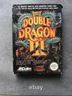 Jeu de Nintendo Nes originale Double Dragon 3 Complet Très Bon État