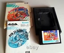 KNIGHTMARE (jeu MSX) complet boitier et livret d'origine, TRES BON ETAT, TEST OK