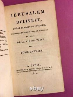 LE TASSE (TASSO Torquato) Jérusalem délivrée 1810 Très bon état