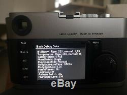 Leica M9 Gris Laqué très bon état, capteur neuf (236 déclenchements) + boites