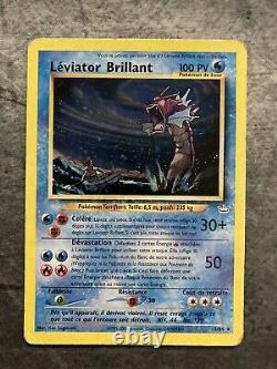 Leviator Brillant 65/64 Secrète Holo Wizards Neo Revelation Très Bon État