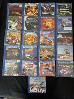 Lot de 85 Jeux de Console Dreamcast en très bon état et tous complets