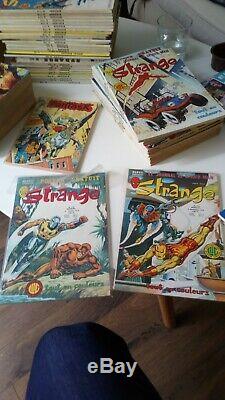 Lot de 88 strange du numéro 47 au numero 198 de tres tres bon etat à bon etat