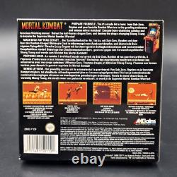 Mortal Kombat Nintendo Gameboy Complet PAL CIB Très Bon Etat