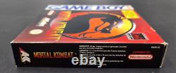 Mortal Kombat Nintendo Gameboy Complet PAL CIB Très Bon Etat