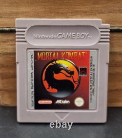 Mortal Kombat Nintendo Gameboy Complet PAL CIB Très Bon Etat