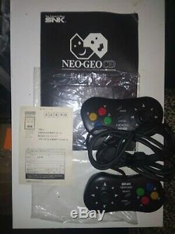 Neo Geo CD Console, 2 manettes en très bon état