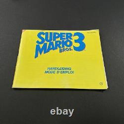 Nintendo NES Super Mario Bros. 3 FAH Très Bon état