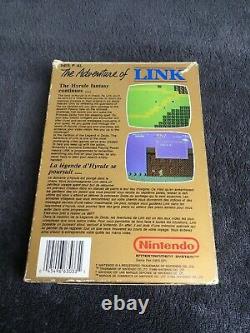 Nintendo NES Zelda II The Adventure Of Link Bandaï FAH Très Bon état Complet