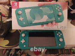 Nintendo Switch Lite turquoise très bon état