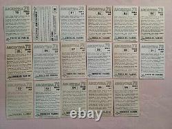 Panini ARGENTINA78 lot equipe de france tres bon etat