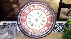 Pendule Ancienne émail St-Raphaël Horloge très bon état