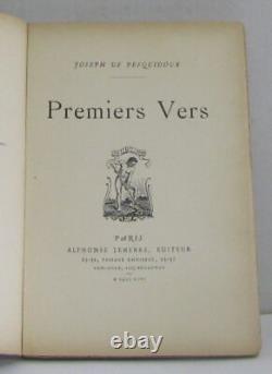 Premiers vers De Pesquidoux Joseph Très bon état