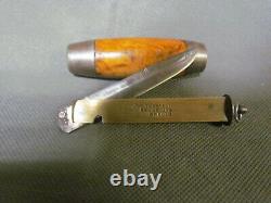 Rare couteau tonneau de morutier Joh. Engstrom Sweden gravé 1874 très bon état