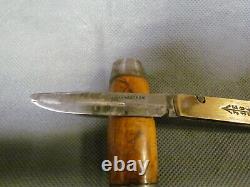 Rare couteau tonneau de morutier Joh. Engstrom Sweden gravé 1874 très bon état