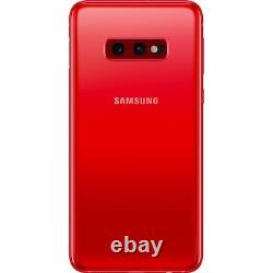 SAMSUNG Galaxy S10e 128 Go Rouge Cardinal Reconditionne Tres bon etat