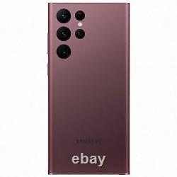 SAMSUNG Galaxy S22 Ultra 5G 256 Go Bordeaux Reconditionné Très bon etat