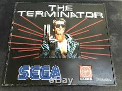 SEGA Mega CD PLV Display Store The Terminator PAL Très Bon état
