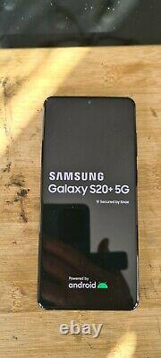 Samsung Galaxy S20 Plus 5G 128GB DS Noir très bon état EX T-MOBILE USA DESIMLOCK