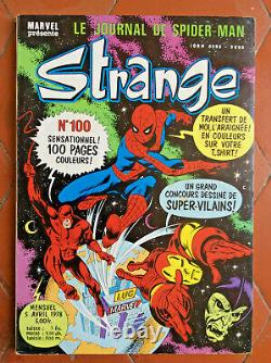 Strange n° 100 Marvel Lug 1978 Très Bon Etat Avec Transfert Non Détaché