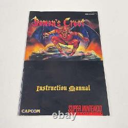 Super Nintendo Demon's Crest USA Très Bon état