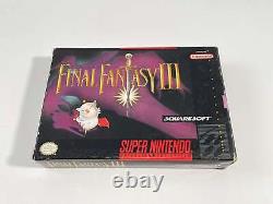 Super Nintendo Final Fantasy III USA Très Bon état