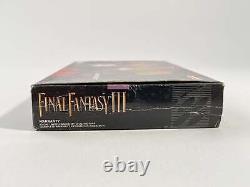 Super Nintendo Final Fantasy III USA Très Bon état