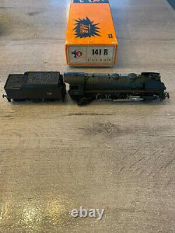 TAB Locomotive vapeur 141 r 1330 noire très bon état en boîte d'origine