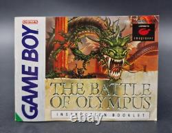 The Battle of Olympus Nintendo Gameboy Complet PAL CIB Très Bon Etat