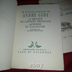 Théatre complet d'André Gide 8 volumes sous boîtage Très bon état