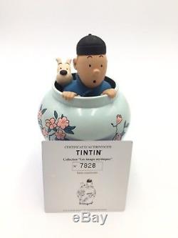 Tintin milou potiche lotus bleu images mythiques certificat boite très bon état