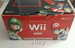 Wii Mini Rouge Edtion Mario Kart Complet Tres Bon Etat